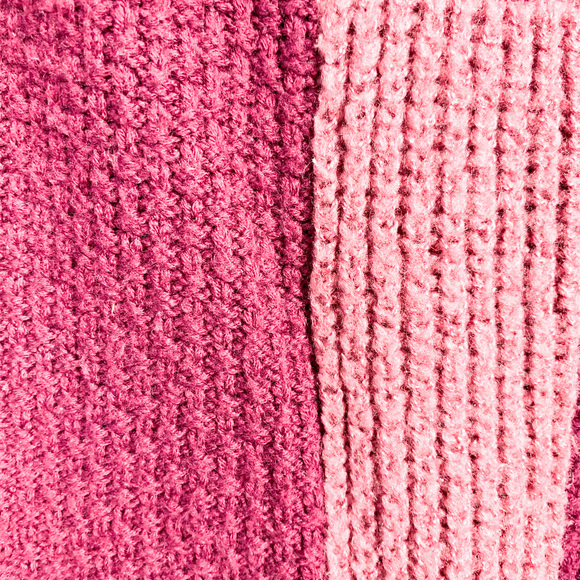 Kenar Half Sleeve Pink Colorblocked Sweater - Picture 10 of 13